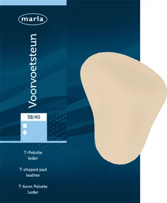 Produktbild von Marla Vorfußstütze - Leder Pelotte Einlegesohle - Größe 35/37