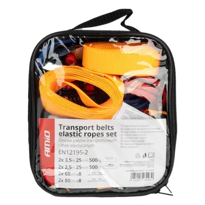 Zdjęcie produktu dla Zestaw pasy transportowe i linki elastyczne AMIO-03293