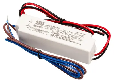Produktbild von MEANWELL LPV-20-15 Installationsnetzteil 20W 15V DC