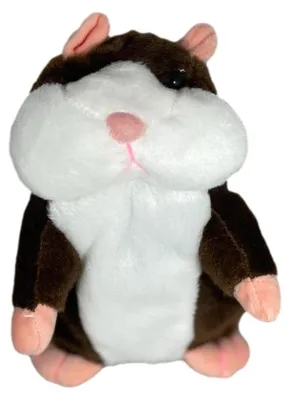 Produktbild von Eastronic Jim Fitness Sprechender Hamster, Plüsch, Braun und Weiß