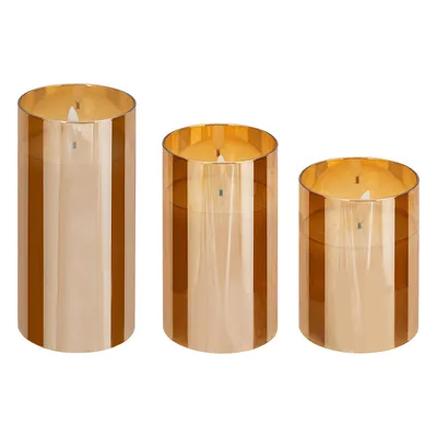 Produktbild von LED-Kerze mit beweglicher Flamme SENA, 3er-Set