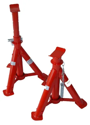 Image de Chevilles de soutien pour atelier, 2 pièces, différentes hauteurs, réglables, charge maximale 2 t