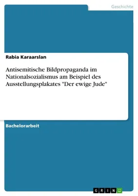 Produktbild von Antisemitische Bildpropaganda im Nationalsozialismus am Beispiel des Ausstellungsplakates "Der ewige Jude"