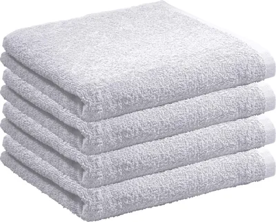 Produktbild von REDBEST Duschtuch Oceanside" 4er-Pack silber 70x140 cm"