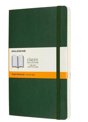 Produktbild von Moleskine Notizbuch, Large, A5, Kariert, Soft Cover, Myrtengrün