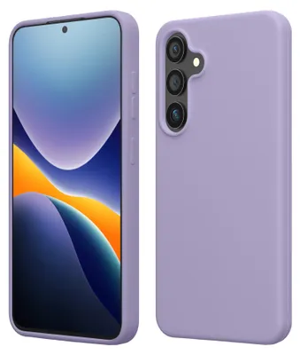 Produktbild von kwmobile Handyhülle für Samsung Galaxy S25 Plus Hülle - Case Silikon - Kabelloses Laden - Schutzhülle Cover in Lavendel