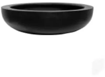 Obrázok produktu pre Kvetináč 34 cm x 10 cm, čierna, mrazuvzdorná, pre záhradu