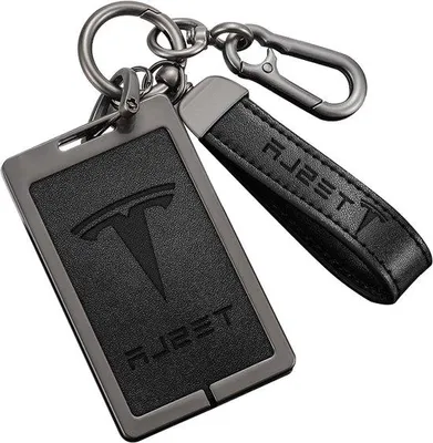 Produktbild von Silikon-Schlüsselkartenhalter für Tesla-Modelle - Schlüsselanhänger Zubehör