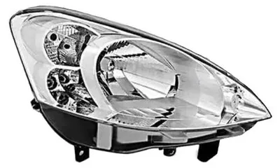 Produktbild von Scheinwerfer, links, mit Motor für Peugeot Partner, Citroen Berlingo 2008-2012.