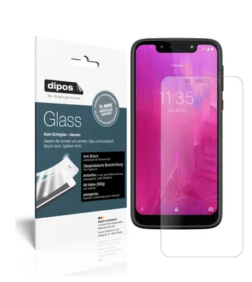 Produktbild von 2x Schutzfolie für T-Mobile Revvlry matt - Anti-Shock 9H Folie dipos Glass Kunststoffglas