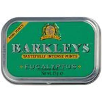 Zdjęcie produktu dla Barkleys Pastylki eukaliptusowe o smaku mięty bez cukru 15g