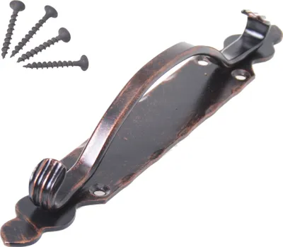 Produktbild von Aqbau® Handgriff Schmiedeeisen Türgriff Türklinke Torgriff Anschraubgriff 29cm - Kupfer