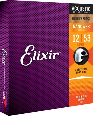 Immagine prodotto di Elixir 16052 Nanoweb - Bronzo fosforoso, luce (012-053)