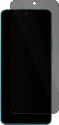 A screen protector is shown on top of a smartphone.