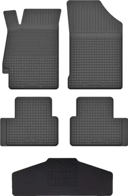 Produktbild von Gummi Fußmatten Set Für: Mazda Mx-6 Ii (1992-1997) Gummimatten Schwarz