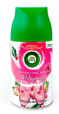 Zdjęcie produktu dla Air Wick Freshmatic Rose Champagne and Raspberry wkład do automatycznego odświeżacza powietrza 250ml