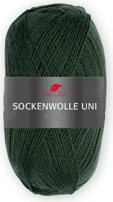 Produktbild von Pro Lana Sockenwolle uni 4-fädig 100 g/420 m 75% Schurwolle/25% Polyamid 436 loden meliert