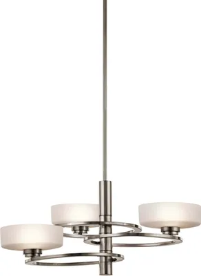 Produktbild von Elstead Aleeka LED Kronleuchter G9 3-fach Klassisches Zinn