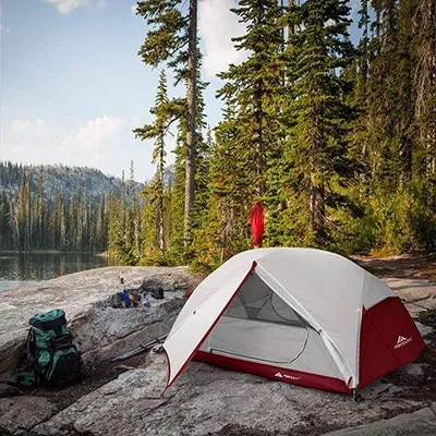 Produktbild von Famanu Campingzelt wasserdicht, leicht - Ideal für Garten-Camping, Kuppelzelt