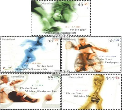 Produktbild von Briefmarken BRD (BR.Deutschland) 2004 Mi 2382-2386 (kompl.Ausg.) gestempelt Sporthilfe