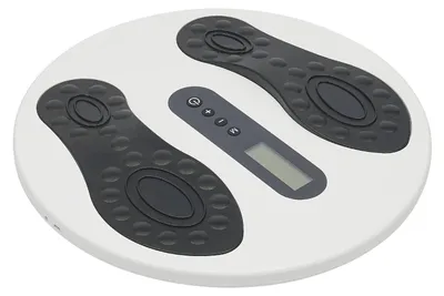 Produktbild von Fußmassagegerät - EMS TENS Massagepad - Pulsstimulation bei Plantarfasziitis - Fördert die Durchblutung - ABS & Graphen - DC - EU-Stecker - Weiß