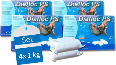 Produktbild von 4 x 1 kg Flockkartusche für Pools