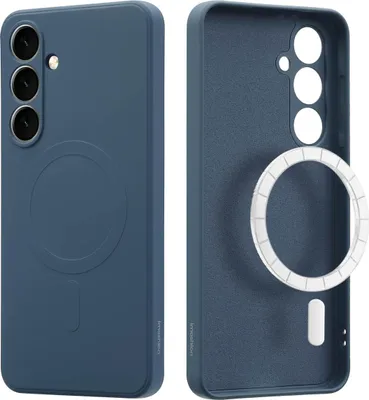 Zdjęcie produktu dla imoshion Color Backcover z MagSafe dla Samsung Galaxy S24 FE - ciemnoniebieski