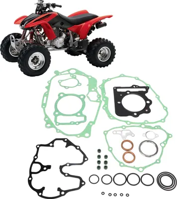 Image de Jeu de joints de couvercle de soupape moteur 7 pièces, jeu complet haut et bas, remplacement pour Sportrax 400 TRX400EX 1999-2004