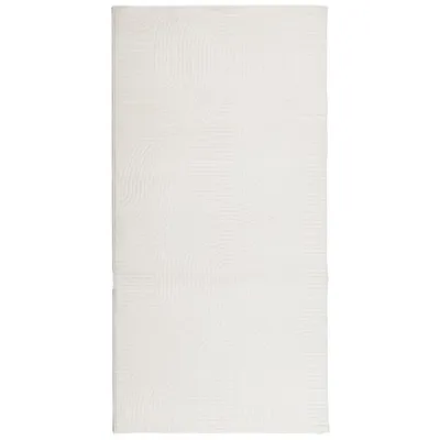 Produktbild von vidaXL Teppich IZA Kurzflor Skandinavischer Look Creme 100x200 cm