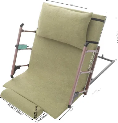 Immagine prodotto di Schienale elettrico per letto, funzionamento con telecomando, funzione di sollevamento regolabile, verde