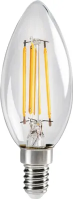 Produktbild von Kanlux 29618 XLED C35E14 4,5W-WW LED LED-Kerze, Sockel E14, 4,5 Watt, Warmweiß, 2700 K, 5kWh/1000h