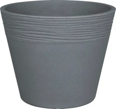 Produktbild von Pflanzkübel geli Napoli Kunststoff Ø 58 cm H 48,5 cm betonfarbe hell