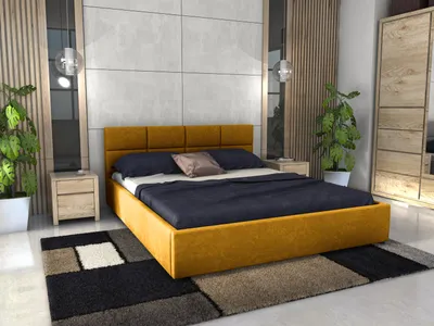 Obrázek produktu pro Postel LIDIA 160x200 zlatá