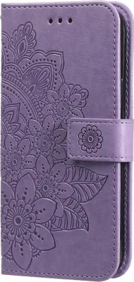 Produktbild von Motorola Moto G60s Hülle - Coverup Mandala Blumen Klapphülle - Violett