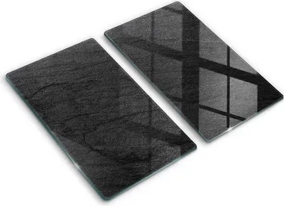 Produktbild von Abdeckung Glas - Küchenabdeckung - 2x30x52 cm - Abdeckplatte -Steinstruktur