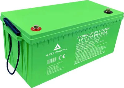 Obrázek produktu pro Baterie LiFePO4 LP12-200 200Ah 12V 150A BMS