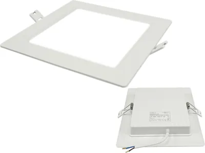 Zdjęcie produktu dla Panel LED 17x17 12W 4000K Neutralny Sufitowy Podtynkowy Lampa Plafon Spot