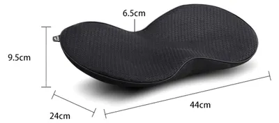 Image de Coussin pour siège auto, coussin en mousse à mémoire de forme pour soulager les douleurs au bas du dos et au coccyx, avec housse amovible, pour la conduite