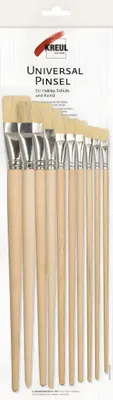 Produktbild von KREUL Universalpinsel Borste flach 10er Set
