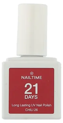 Zdjęcie produktu dla Nailtime 21 Days Long Lasting UV Nail Polish 26 Chili (8 ml)