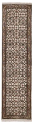 Produktbild von Bidjar Herati Teppich Läufer Creme 80x250 cm | Handgeknüpfter Teppich für Wohn- und Schlafzimmer