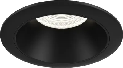Produktbild von Maytoni GU10 Einbauleuchte, Rund, Aluminium Schwarz, 15W, Dimmbar, IP20