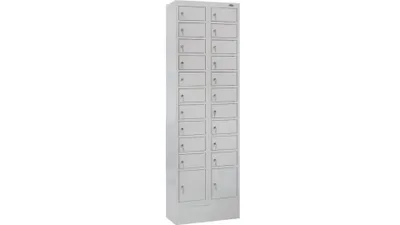 Zdjęcie produktu dla Szafka na telefony komórkowe, 22 schowki na klucz| UHL-MASH SDM 180-22 W180xS60xG50cm