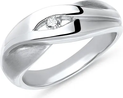 Produktbild von Unique 925er Silberring mit Zirkoniastein SR0177