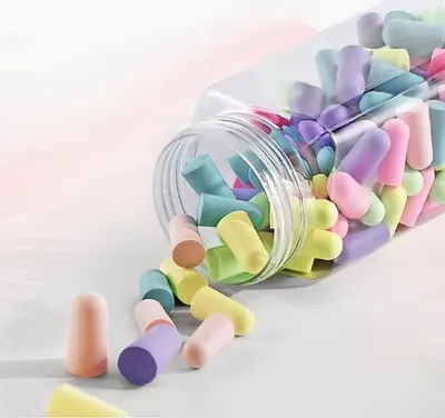 Immagine prodotto di Tappi per orecchie - Tappi per orecchie fonoassorbenti - 10 pezzi in diversi colori - Multicolore