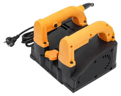 Image de Raboteuse murale - Raboteuse/ponceuse murale électrique - 1 200 W - 220 V - 1 000–4 000 tr/min - Moteur en cuivre pur - Automatique - 22 × 20 × 27,5 cm - Jaune