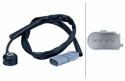 Produktbild von Klopfsensor 3-polig HELLA Sensorik-Expertise passend für u.a. AUDI A3