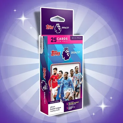 Produktbild von Topps Flagship Premier League Trading Cards 2026/2027 ECO Pack – 25 Karten mit exklusiven Sonderkarten