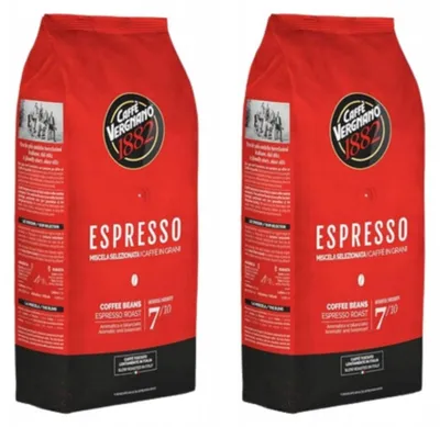 Image de Café en grains Espresso Bar Grani 2 x 1 kg - Caffe Vergnano