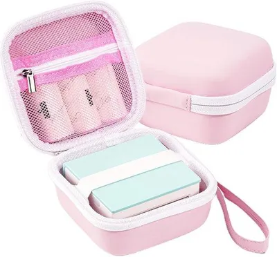 Immagine prodotto di Borsa da trasporto per stampante fotografica, custodia rigida, rosa, 1 pezzo